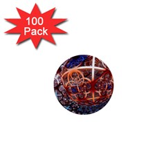 Complexity Chaos Structure 1  Mini Buttons (100 Pack)  by Sapixe