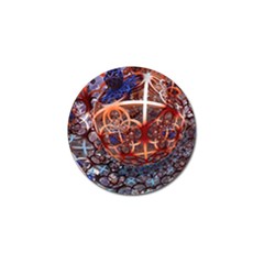 Complexity Chaos Structure Golf Ball Marker by Sapixe