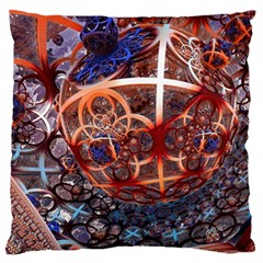 Complexity Chaos Structure Large Flano Cushion Case (two Sides) by Sapixe