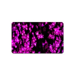 Abstract Background Purple Bright Magnet (name Card) by Sapixe