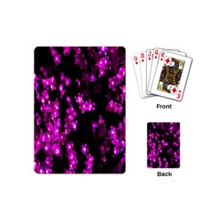 Abstract Background Purple Bright Playing Cards (mini)  by Sapixe