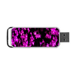 Abstract Background Purple Bright Portable Usb Flash (one Side) by Sapixe