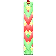 Christmas Geometric 3d Design Large Book Marks by Sapixe