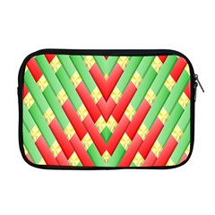 Christmas Geometric 3d Design Apple Macbook Pro 17  Zipper Case by Sapixe