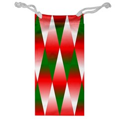 Christmas Geometric Background Jewelry Bag by Sapixe