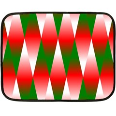 Christmas Geometric Background Double Sided Fleece Blanket (mini)  by Sapixe