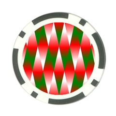 Christmas Geometric Background Poker Chip Card Guard (10 Pack) by Sapixe