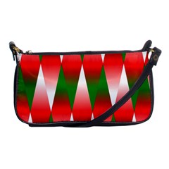 Christmas Geometric Background Shoulder Clutch Bags by Sapixe