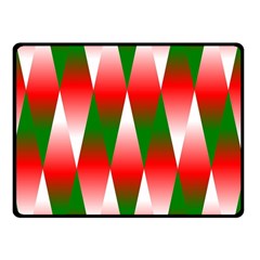 Christmas Geometric Background Double Sided Fleece Blanket (small)  by Sapixe