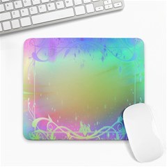 Christmas Greeting Card Frame Large Mousepads by Sapixe