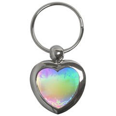 Christmas Greeting Card Frame Key Chains (heart)  by Sapixe