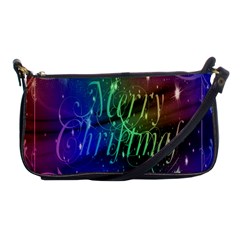 Christmas Greeting Card Frame Shoulder Clutch Bags by Sapixe