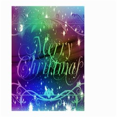 Christmas Greeting Card Frame Small Garden Flag (two Sides) by Sapixe