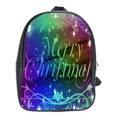 Christmas Greeting Card Frame School Bag (xl) by Sapixe