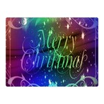 Christmas Greeting Card Frame Double Sided Flano Blanket (Mini)  35 x27  Blanket Back