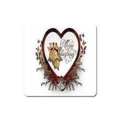 Christmas Décor Decoration Winter Square Magnet by Sapixe