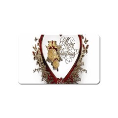 Christmas Décor Decoration Winter Magnet (name Card) by Sapixe