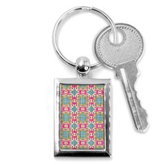 Christmas Holidays Seamless Pattern Key Chains (Rectangle) 