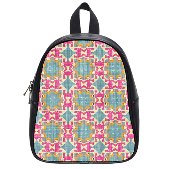 Christmas Holidays Seamless Pattern School Bag (Small)