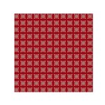 Christmas Paper Wrapping Paper Small Satin Scarf (Square) Front