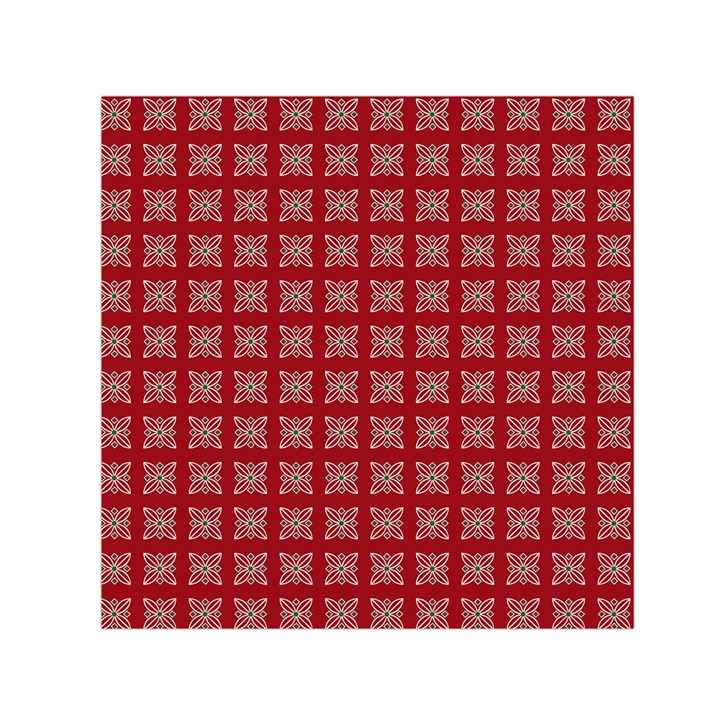 Christmas Paper Wrapping Paper Small Satin Scarf (Square)