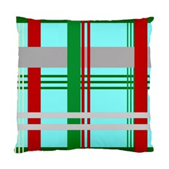 Christmas Plaid Backgrounds Plaid Standard Cushion Case (one Side) by Sapixe