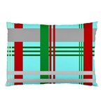 Christmas Plaid Backgrounds Plaid Pillow Case (Two Sides) Back