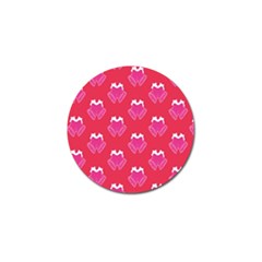 Christmas Red Pattern Reasons Golf Ball Marker by Sapixe