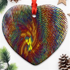 Fire New Year S Eve Spark Sparkler Ornament (heart) by Sapixe