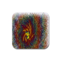 Fire New Year S Eve Spark Sparkler Rubber Square Coaster (4 Pack)  by Sapixe