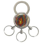 Fire New Year S Eve Spark Sparkler 3-Ring Key Chains Front