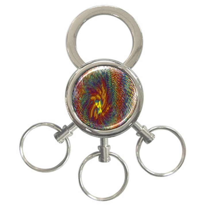 Fire New Year S Eve Spark Sparkler 3-Ring Key Chains