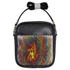 Fire New Year S Eve Spark Sparkler Girls Sling Bags by Sapixe