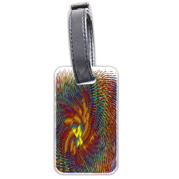 Fire New Year S Eve Spark Sparkler Luggage Tags (Two Sides)