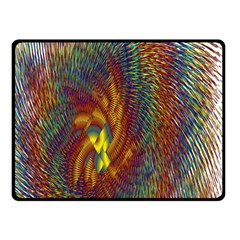 Fire New Year S Eve Spark Sparkler Double Sided Fleece Blanket (small)  by Sapixe