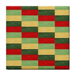 Fabric Coarse Texture Rough Red Tile Coasters by Sapixe