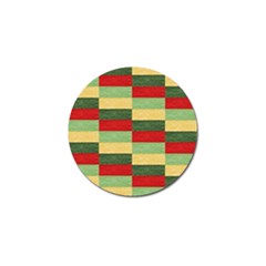 Fabric Coarse Texture Rough Red Golf Ball Marker by Sapixe