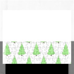 Background Christmas Christmas Tree Rectangular Jigsaw Puzzl by Sapixe