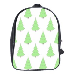 Background Christmas Christmas Tree School Bag (xl) by Sapixe