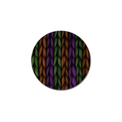 Background Weave Plait Purple Golf Ball Marker by Sapixe