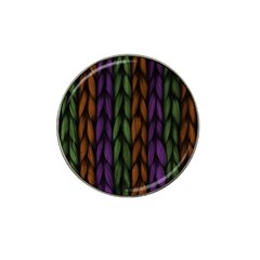 Background Weave Plait Purple Hat Clip Ball Marker by Sapixe