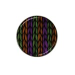 Background Weave Plait Purple Hat Clip Ball Marker Front