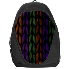 Background Weave Plait Purple Backpack Bag by Sapixe