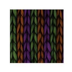 Background Weave Plait Purple Small Satin Scarf (square) by Sapixe