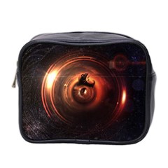 Steampunk Airship Sailing The Stars Of Deep Space Mini Toiletries Bag 2-side by jayaprime