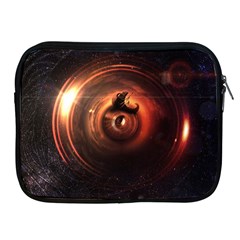 Steampunk Airship Sailing The Stars Of Deep Space Apple Ipad 2/3/4 Zipper Cases by jayaprime