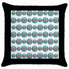 Christmas 3d Decoration Colorful Throw Pillow Case (black)