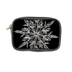 Ice Crystal Ice Form Frost Fabric Coin Purse by Sapixe