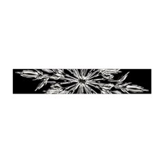 Ice Crystal Ice Form Frost Fabric Flano Scarf (mini) by Sapixe