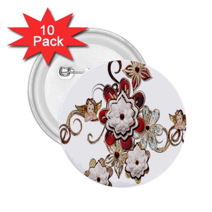 Gems Gemstones Jewelry Jewel 2.25  Buttons (10 pack) 